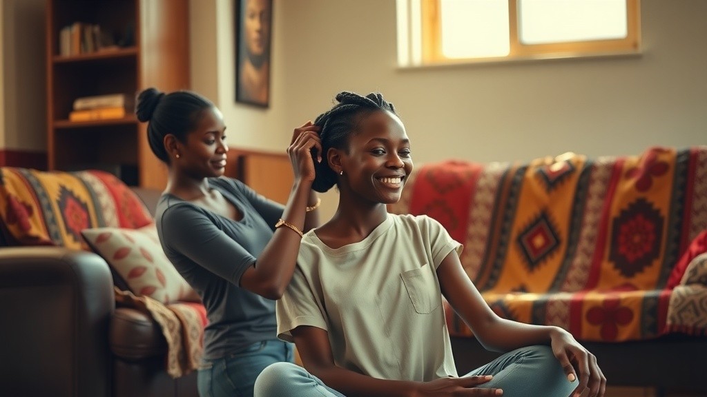 Empowering Hair Moments: A Mother's Advice on Self-Value and Patience in Love