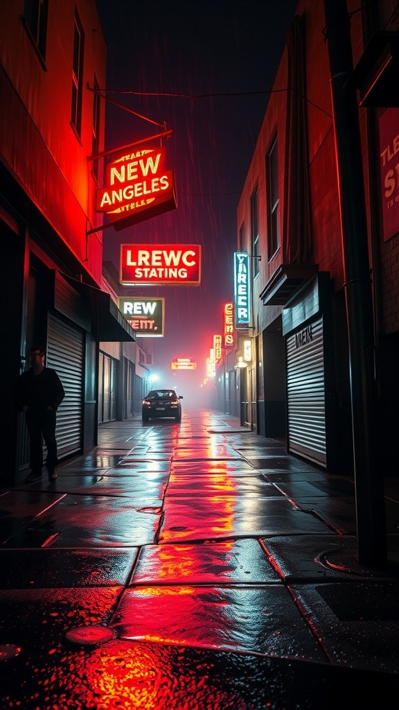 Neon Shadows: A Bladerunner Odyssey