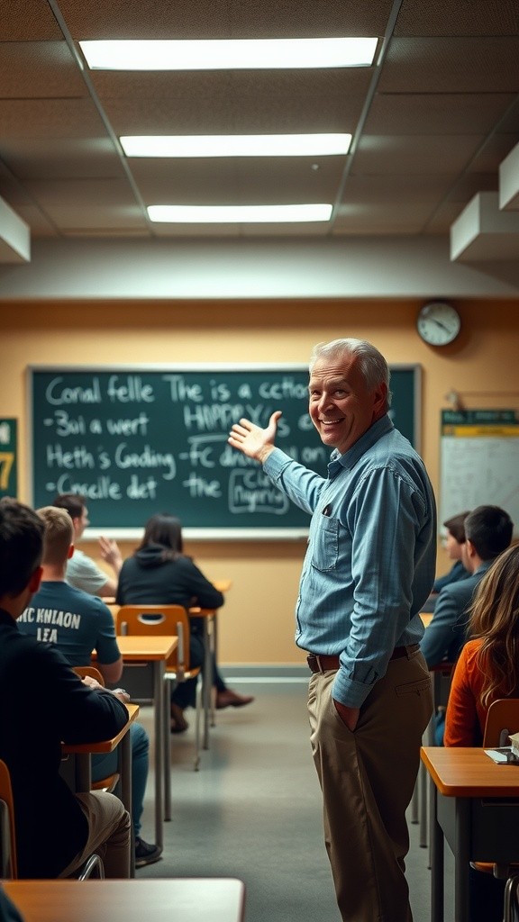 A School Girl Sleeping on Her Teacher