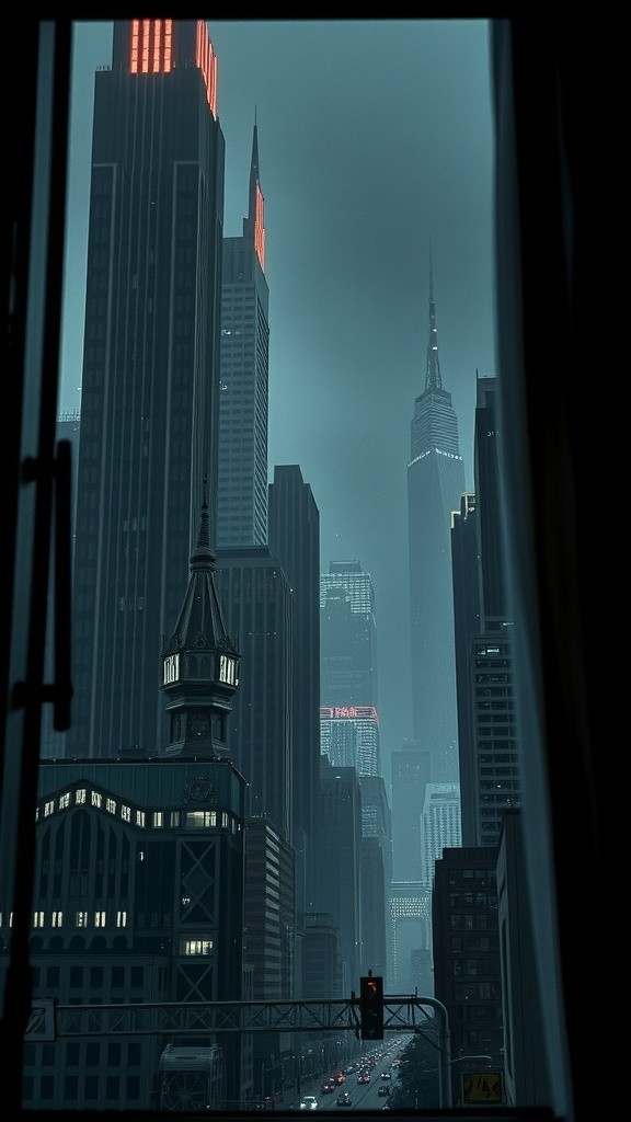 Neon Shadows: A BladeRunner Noir