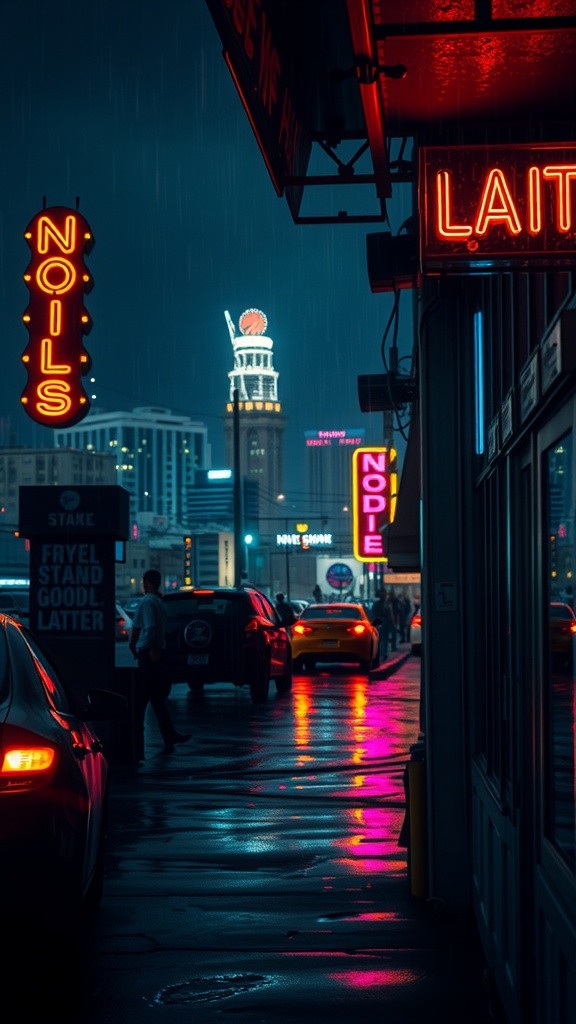 Neon Shadows: A Bladerunner Saga