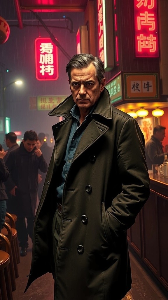 Neon Shadows: A Bladerunner Tale