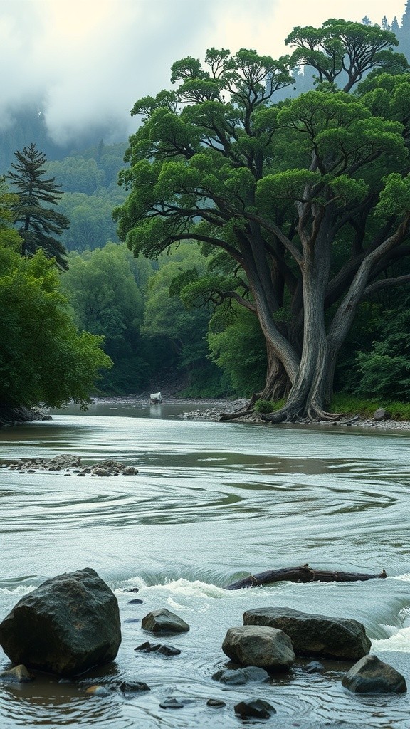 Whispers of Oshimili: The Legend of Nnebisi and the Iroko Tree