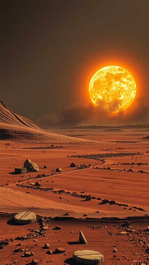 Last Escape from Mars: A World on Fire