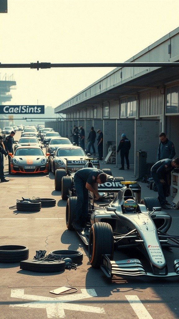 खौफनाक पिट स्टॉप का संगीत