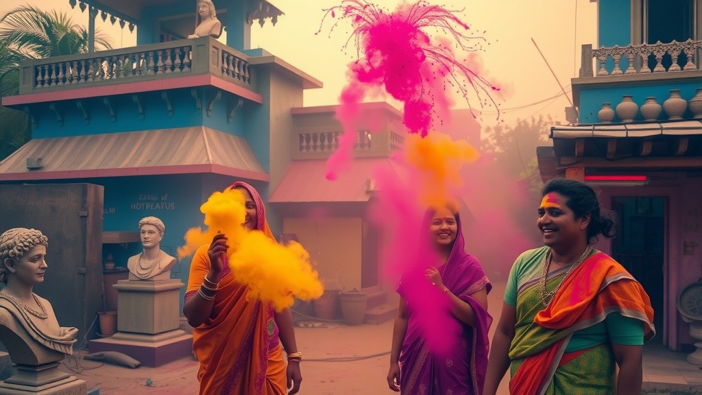 पवन की होली पार्टी