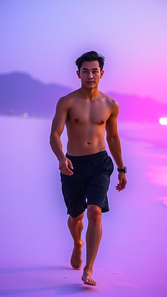 Celana Pendek Pria Hitam untuk Gaya Santai di Pantai