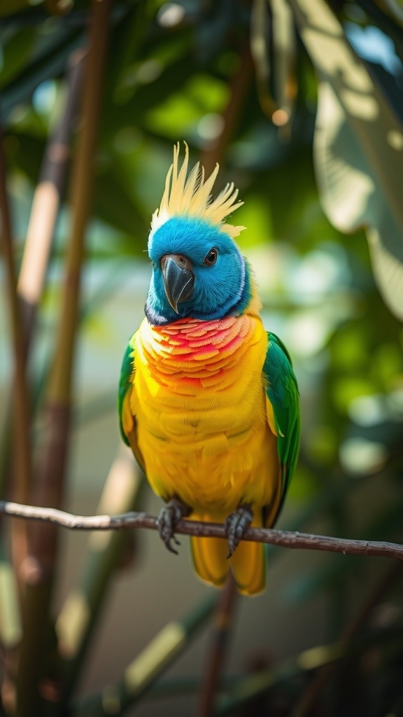Burung Kakak Tua yang Menghibur
