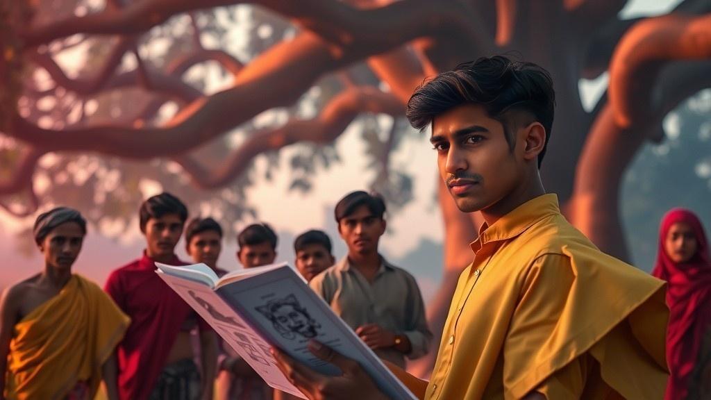 बरगद की दिव्य रोशनी: शांतवन की कहानी