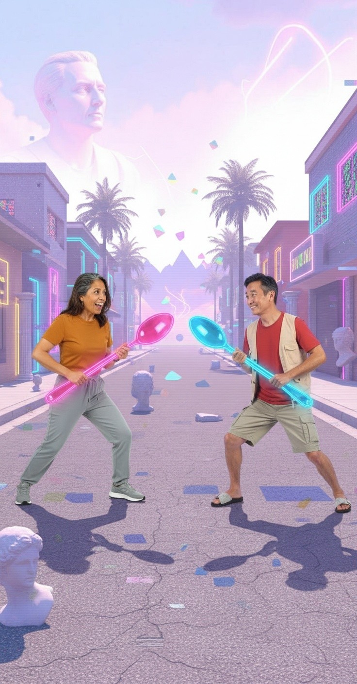 Pertarungan Absurd: Sendok vs Sandal!