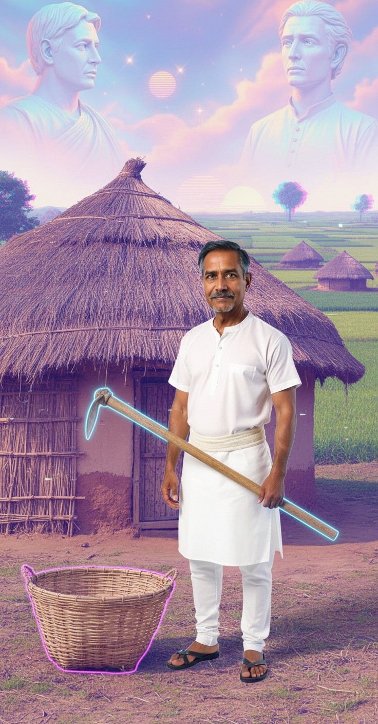किसान और उसकी बिल्ली: अनाज की रक्षा की कहानी