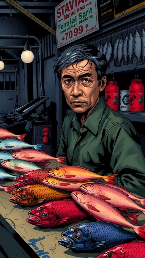 Mandi dan Menangkap Ikan