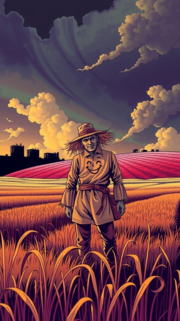 The Scarecrow's Joke: Outstanding in His Field!
