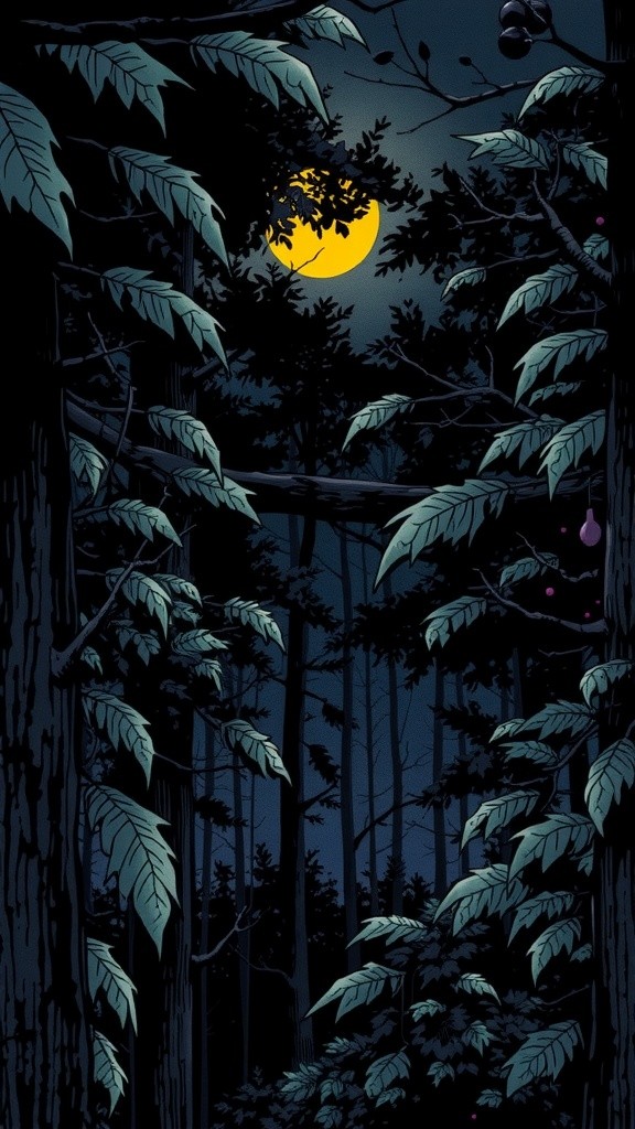 Serigala di Hutan Malam
