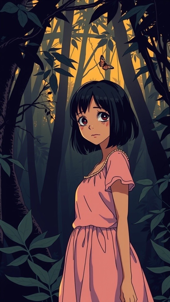 Rina dan Burung Kecil: Petualangan di Hutan
