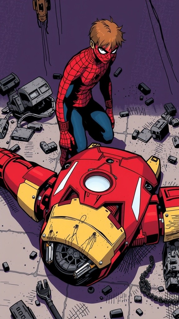 Spider-Man vs. Evil Iron Man: The Ultimate Showdown!