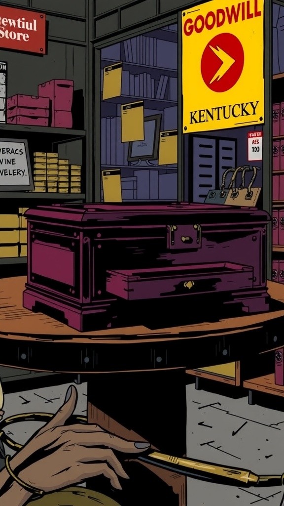 The Mystery of the Sealed Drawer: A Goodwill Haunting