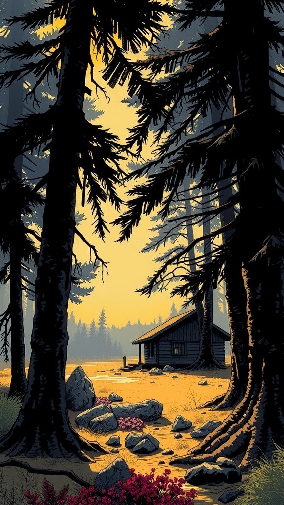 Whispers in the Storm: A Cabin's Secret