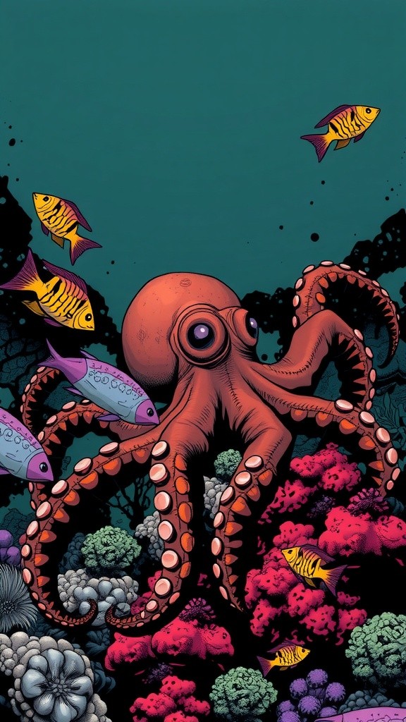 Inky the Octopus: The Great Aquarium Escape