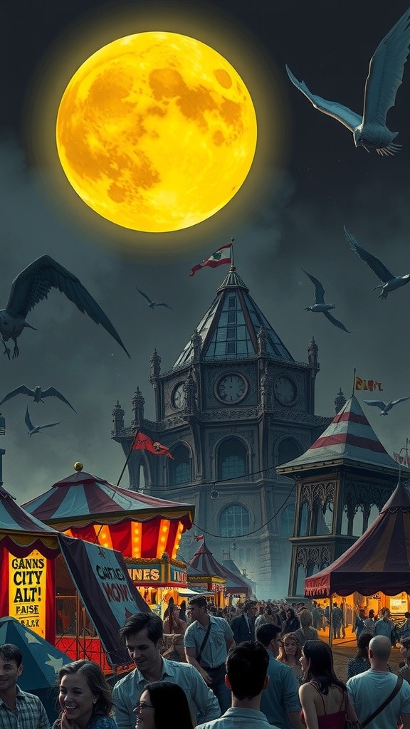 Creepy Carnival Clown: A Tim Burton Inspired Animation
