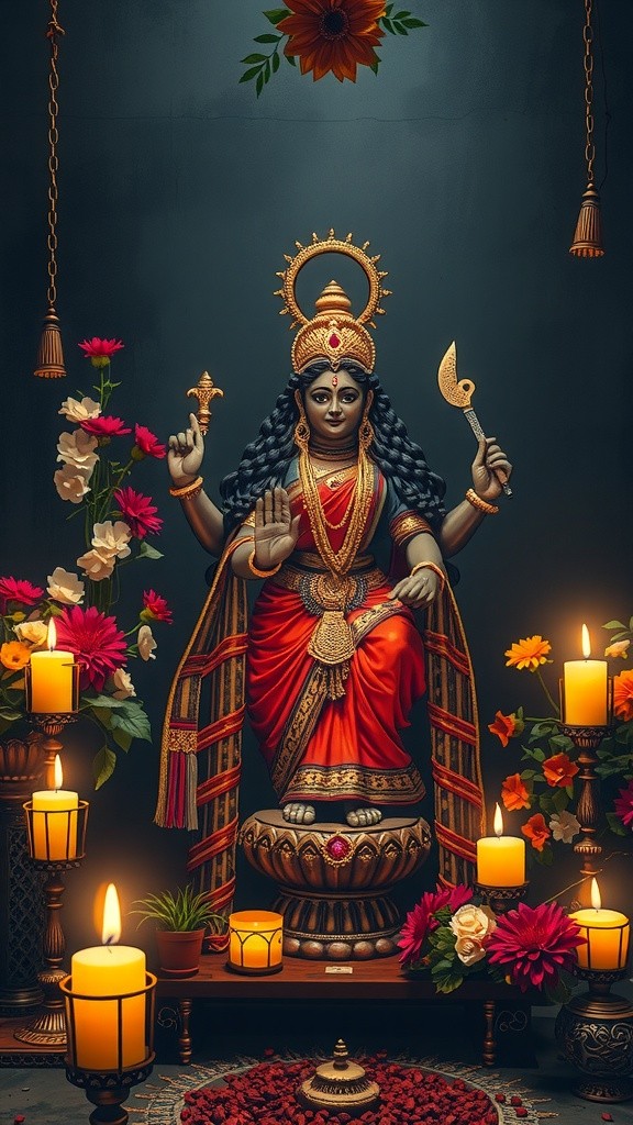 नवरात्रि: माँ कात्यायनी की पूजा और महिषासुर का वध