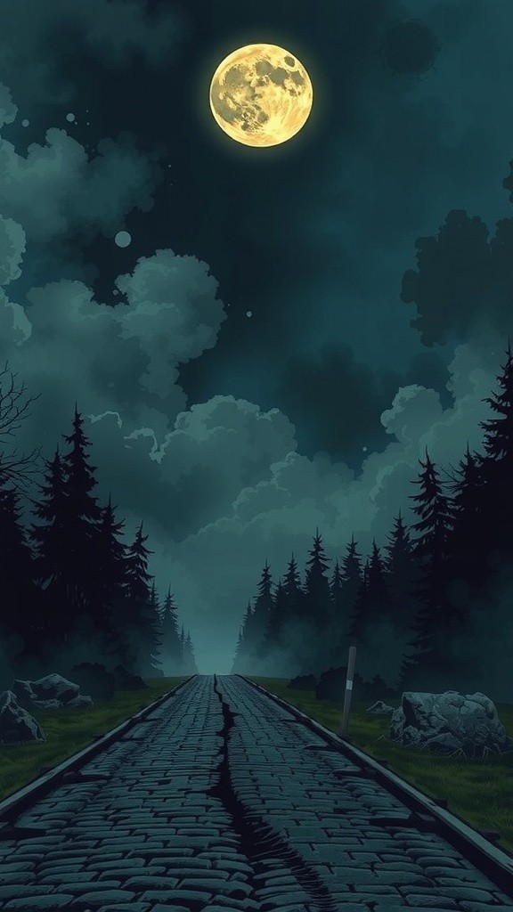 Nocturnal Mayhem: A Gothic Cartoon Race