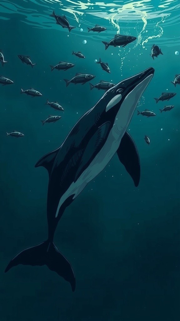 Orca Shadows: The Playful Predators of Patagonia