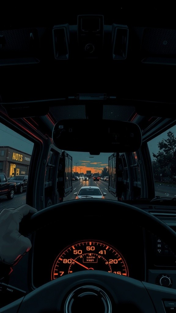 Nine Behind Dark Windows