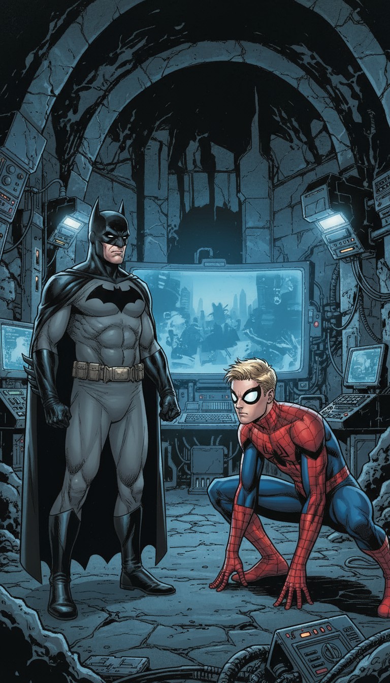 Negociación Interdimensional: Batman y Spider-Man en Acción