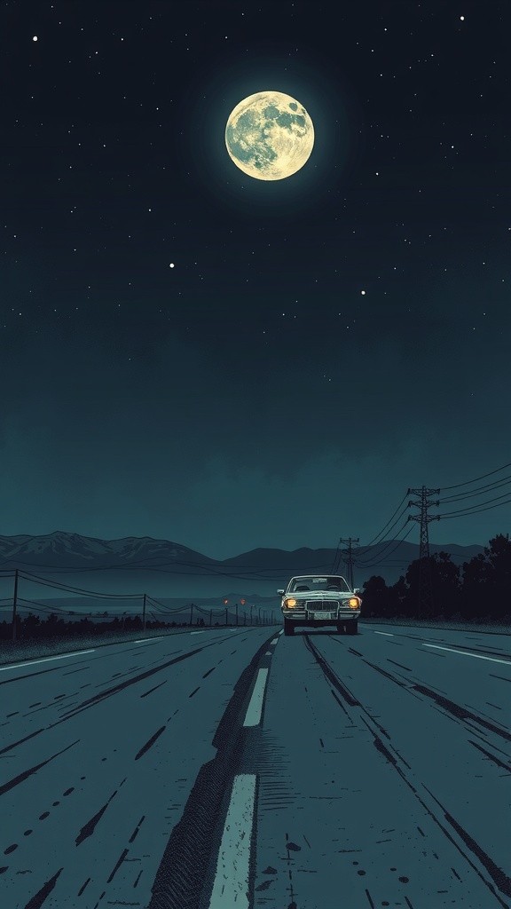 Crying Child on a Deserted Highway