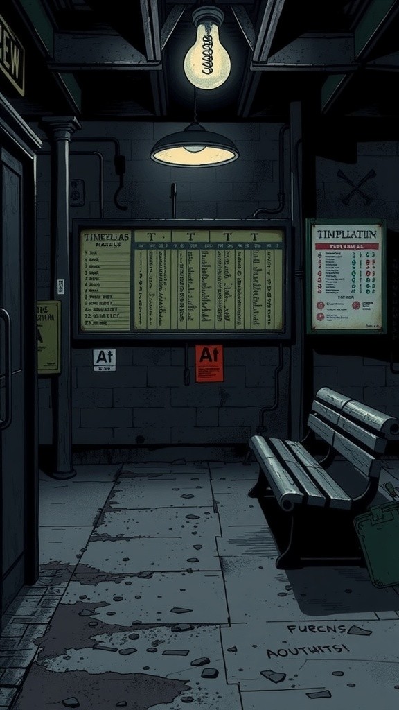 खाली स्टेशन का इंतजार