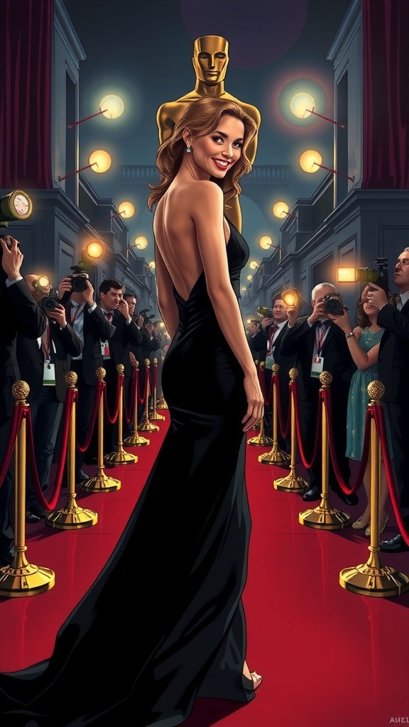 The Mysterious Face Behind Jennifer Lawrence at the 2013 Oscars