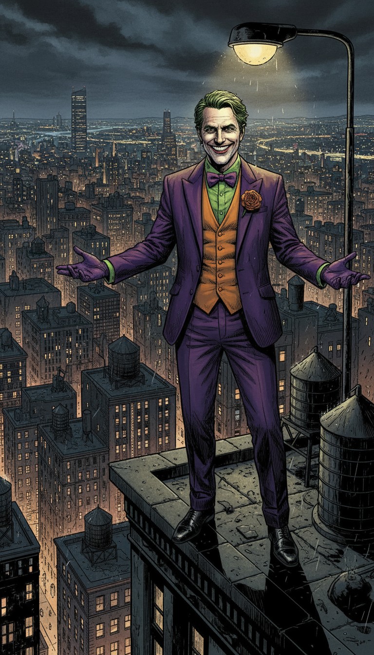 Batman and Spider-Man vs. Joker and Green Goblin: A Dimensional Showdown