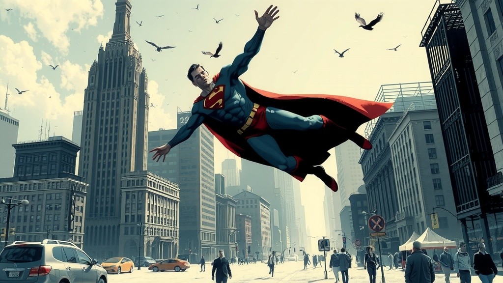 Superman’s Silly Day: A Comedic Cat-astrophe!