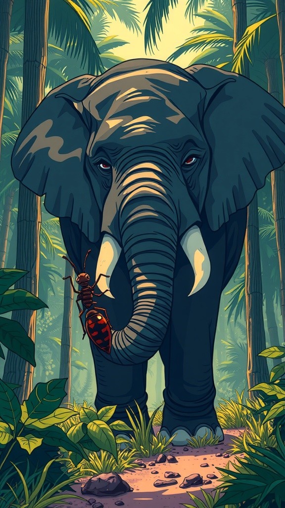 हाथी और चींटी: घमंड की सीख