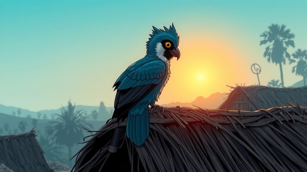 चाँद और गौरैया का बच्चा