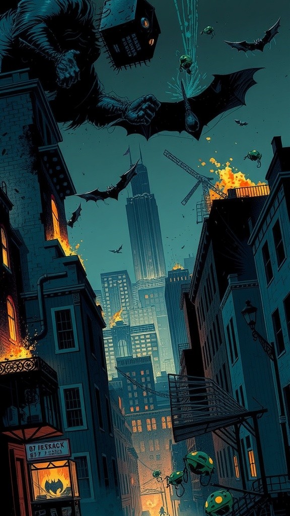 Batman and Spider-Man vs. Joker and Green Goblin: A Dimensional Showdown