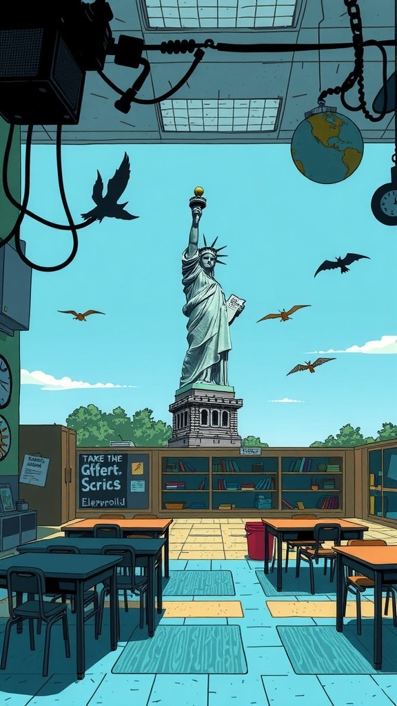 Liberty's First Day at School