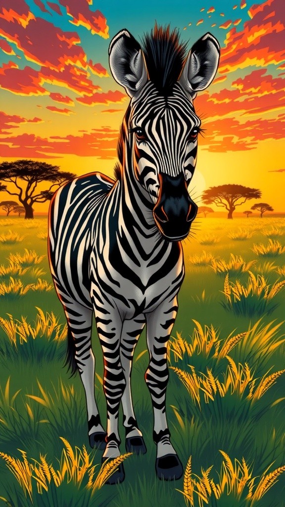 Zina's Colorful Journey: The Search for Stripes