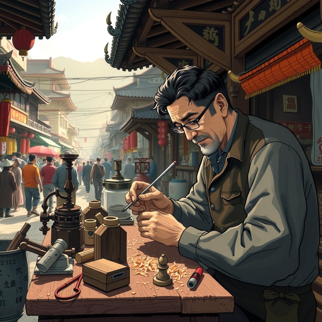 The Old Man Who Becomes a Wolf at Night