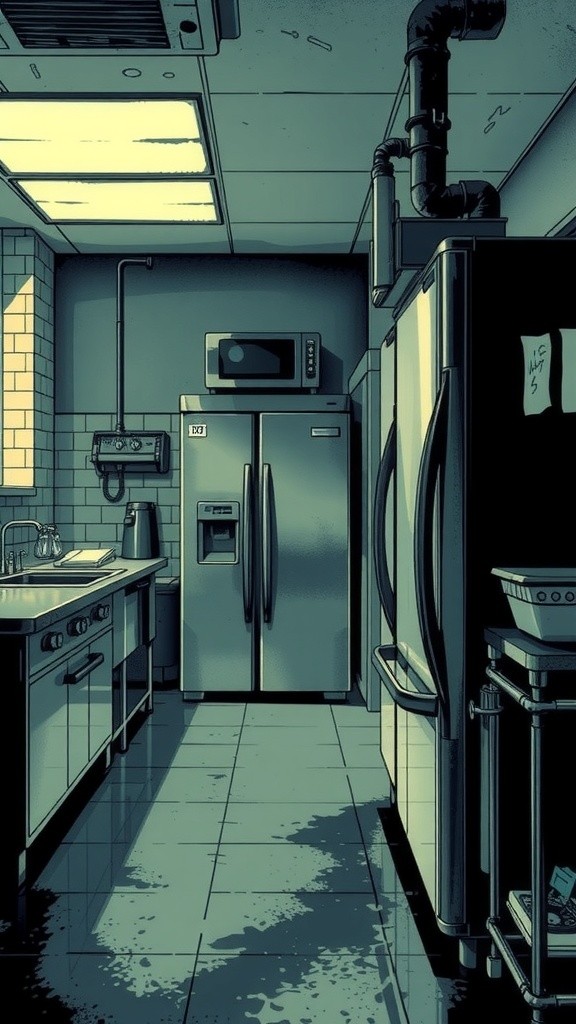 Safe Meat Thawing Process in a Professional Kitchen