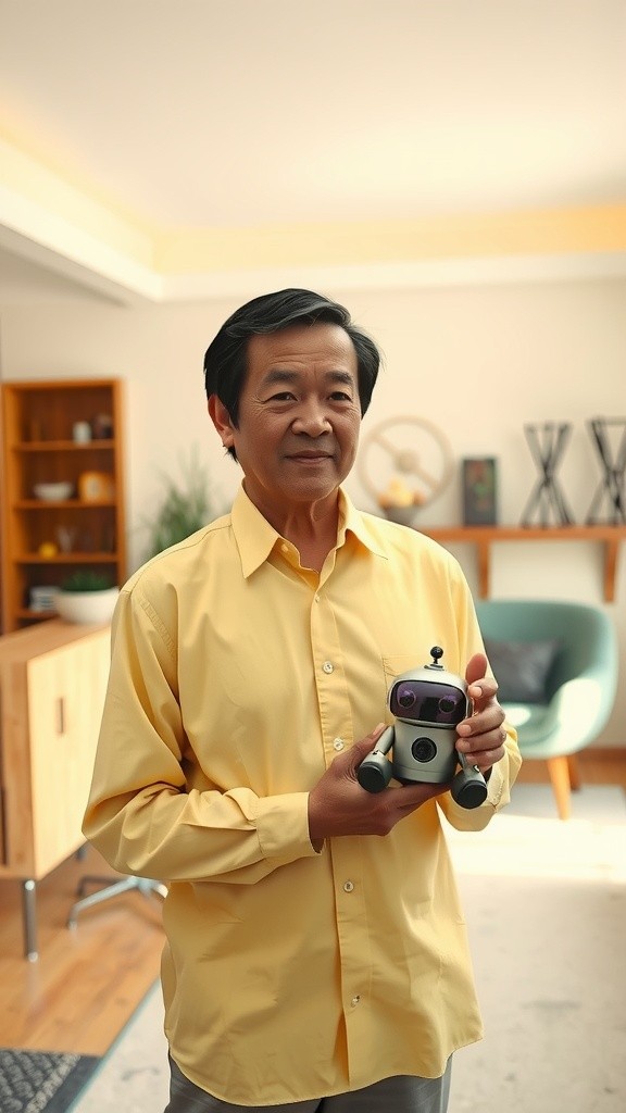 Robot Pembersih Sensitif yang Menangis