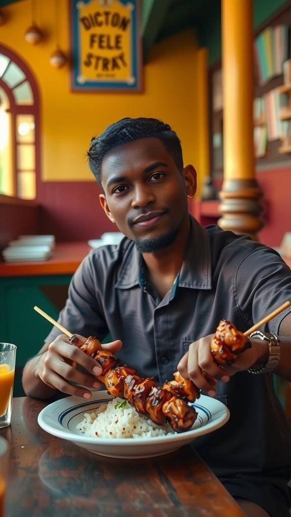 Sate Misterius dan Kancing Baju