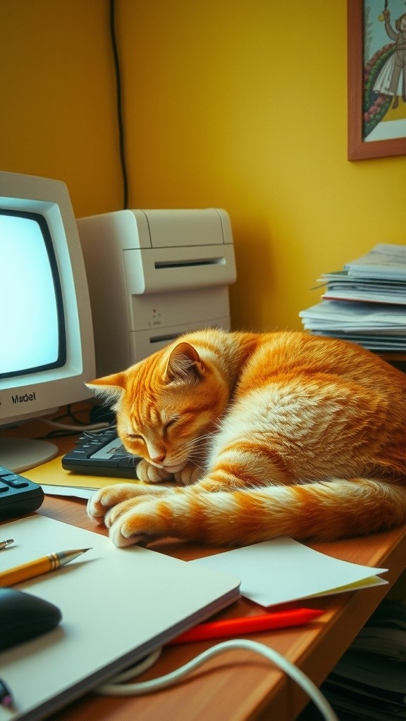Si Pus: Kucing Manja yang Menggoda Keyboard