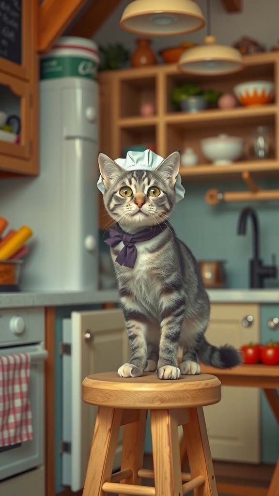 Little Chef Cat's Culinary Adventure