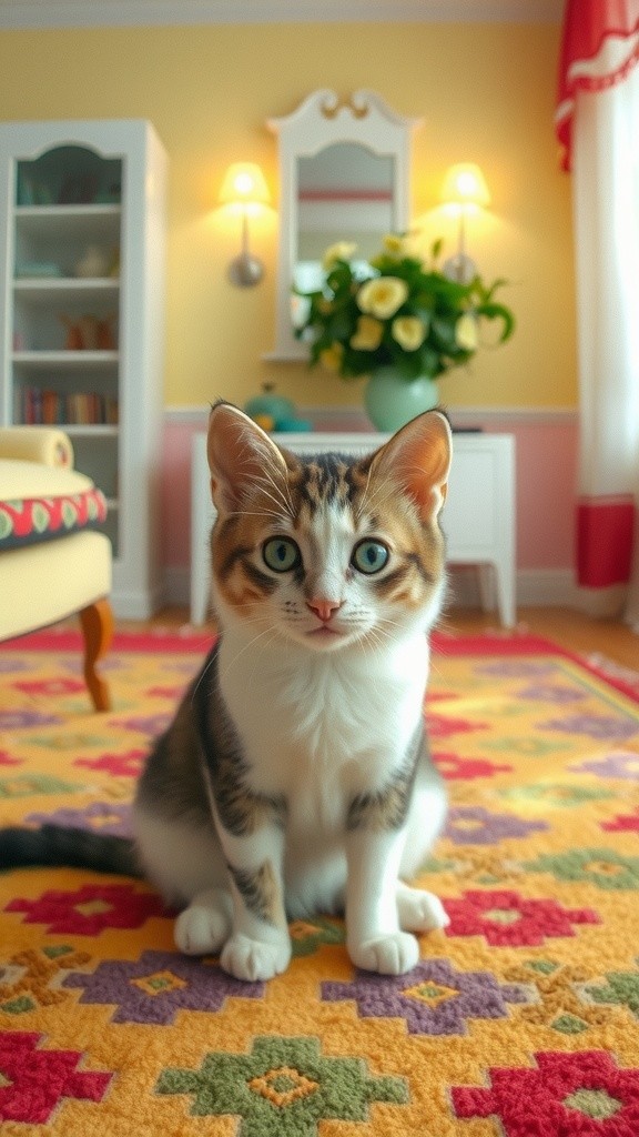 Mochi Si Kucing Lucu dan Petualangan Bola Merah