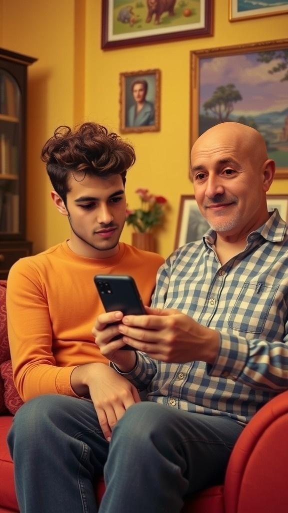 Kakek yang Bingung dengan Smartphone: Komedi Keluarga