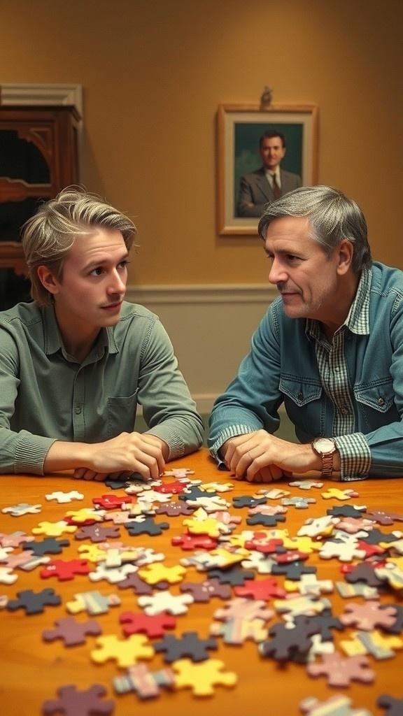 The Magic of Friendship: Solving Puzzles Together