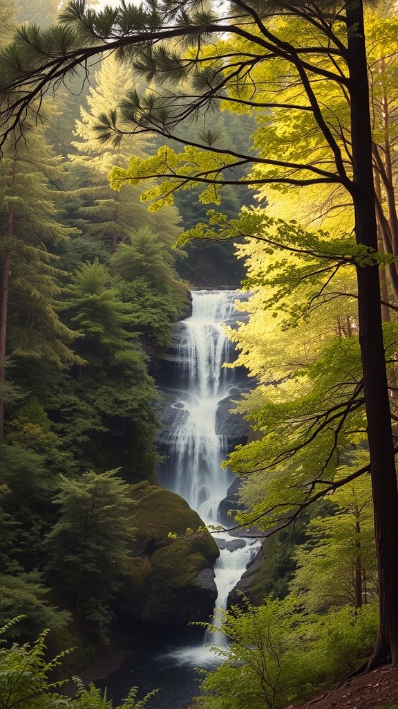 Prayer at the Waterfall: A Journey of Tradition and Nature