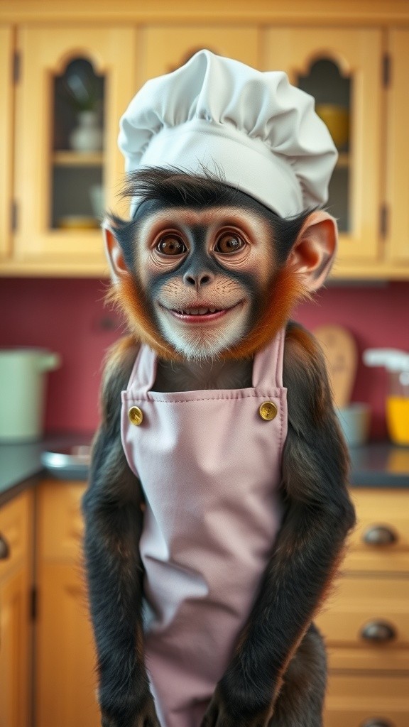 Monkey's Kitchen Catastrophe: Fried Banana Madness!